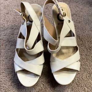 G by Guess White Wedges